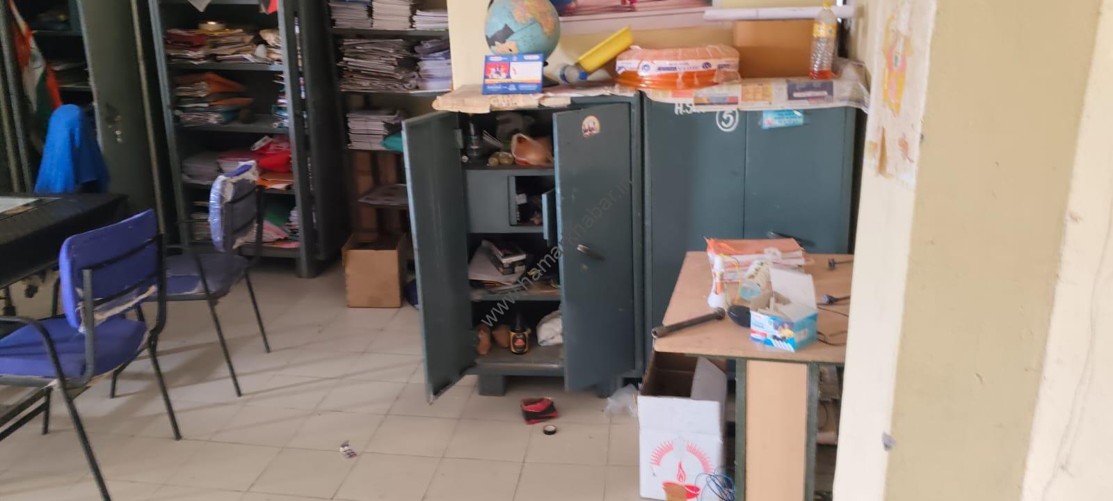 सरकारी स्कूल में चोरी,लैपटॉप, कैमरा,दस्तावेज, डीबीआर (DVR) सहित अन्य कीमती सामान चोरी कर ले गए चोर